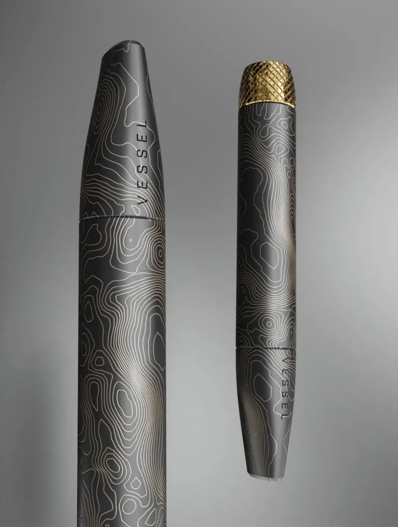 Vessel Helix one-hitter pijpje gunmetal