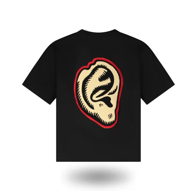 Tyson 2.0 Ear T-Shirt zwart heavyweight 220 GSM