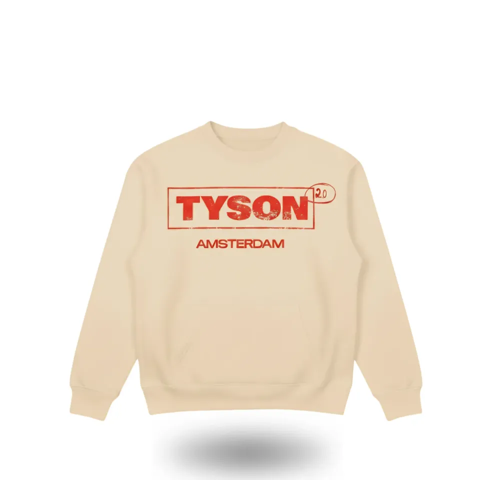 Tyson 2.0 Sweatshirt beige katoen unisex