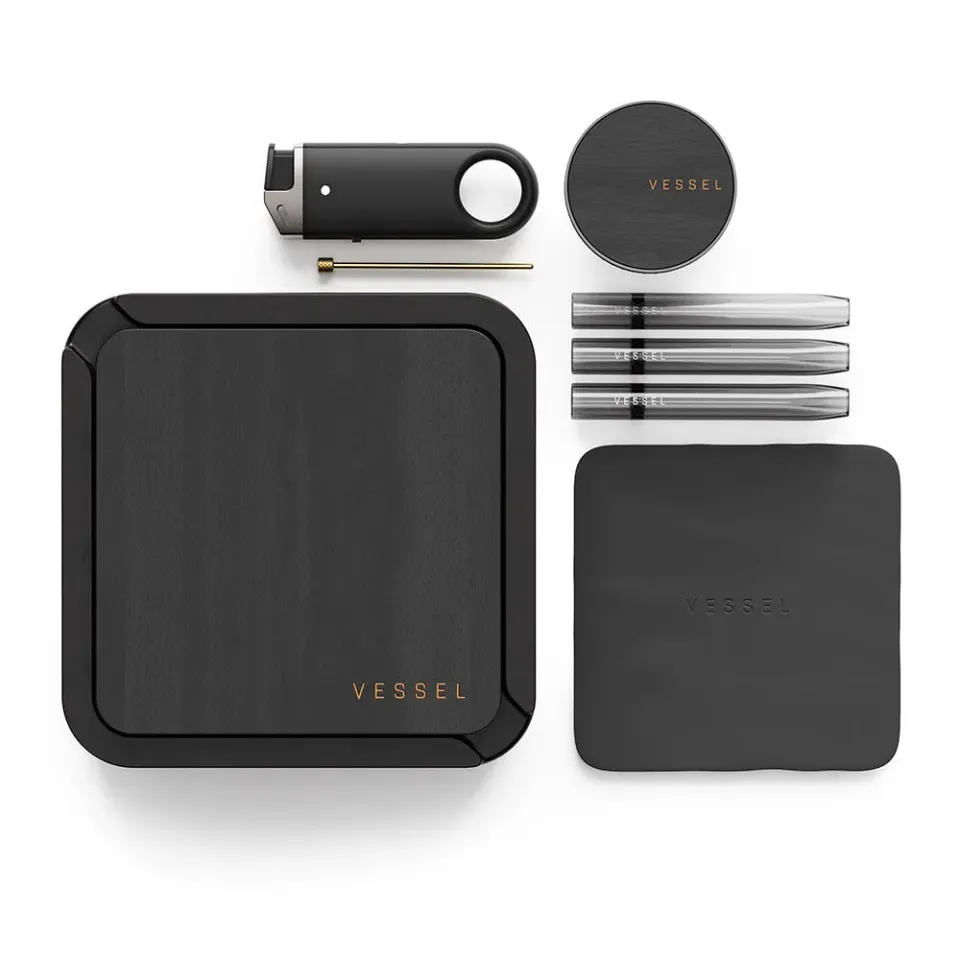 Vessel Ash Origin pijp set ash black hout