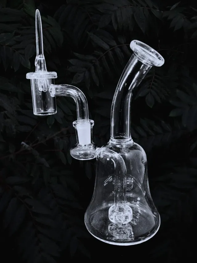 Divine Tribe Glass Rig dab rig met banger en bubble cap compact
