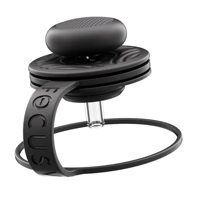 Focus V Swivel carb cap zwart glas