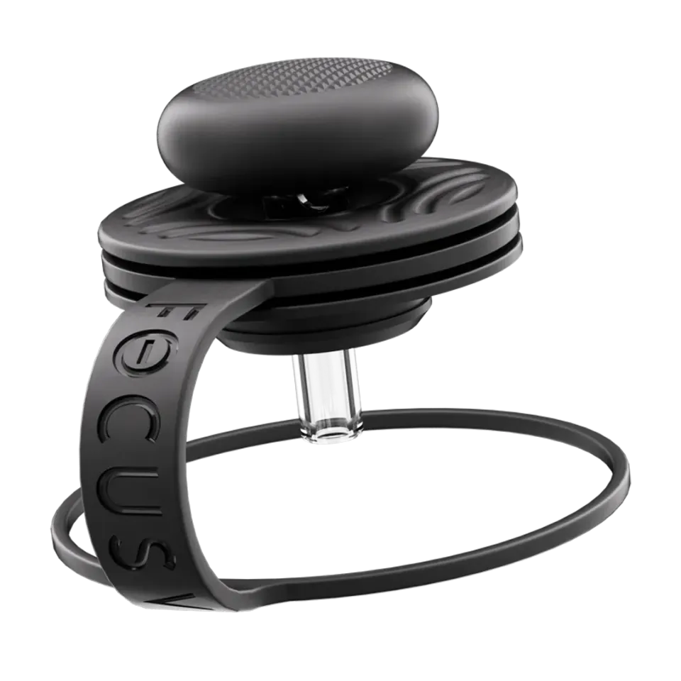 Focus V Swivel carb cap zwart glas