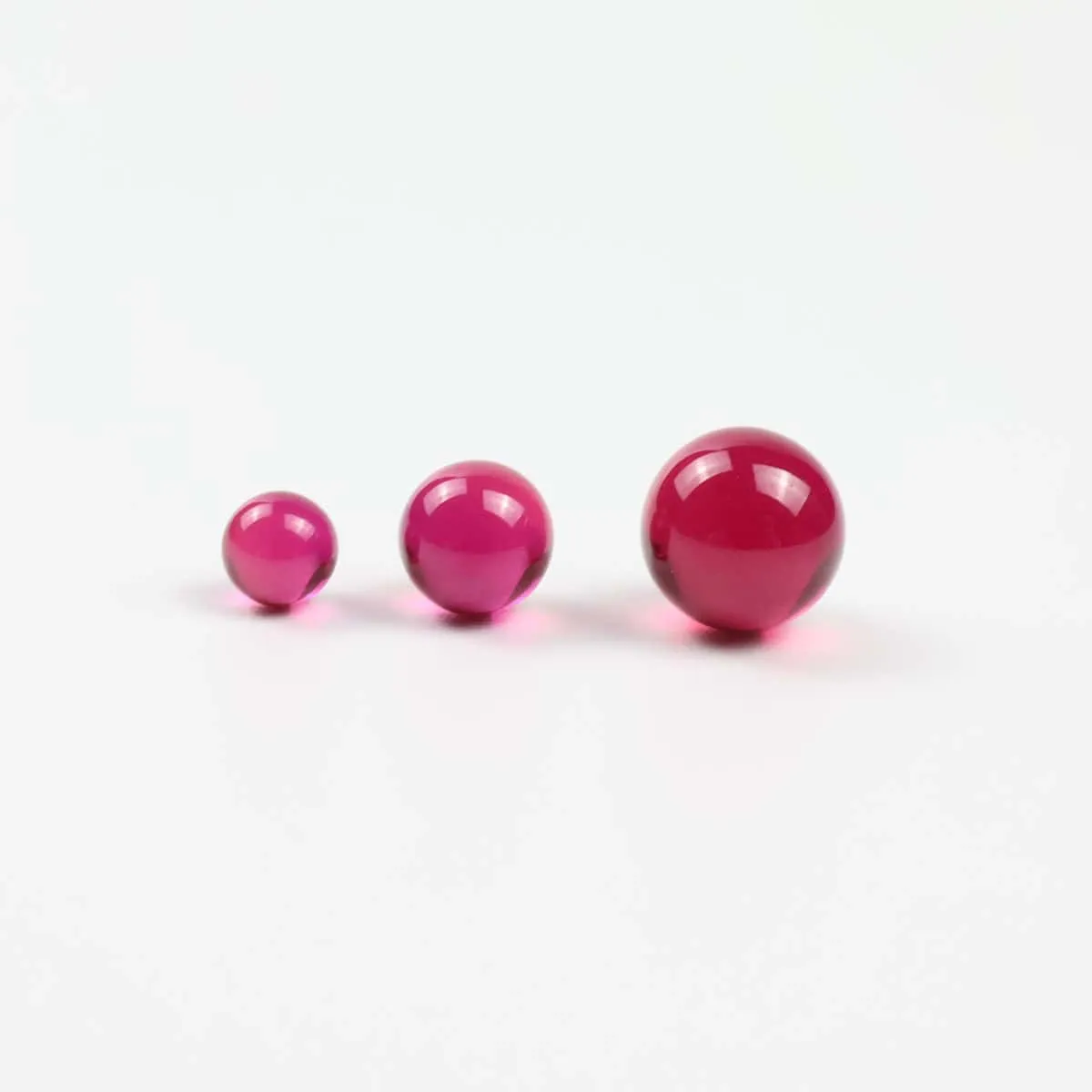 JCVAP Ruby Terp Pearls 6mm robijn dab parels rood