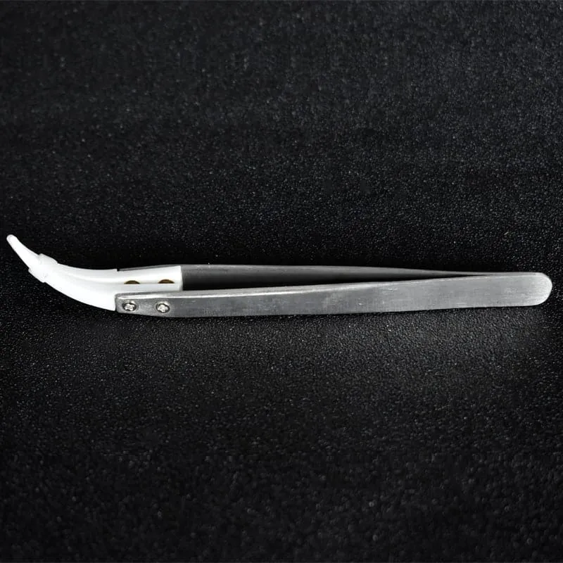 JCVAP 90 Degree Ceramic pincet hittebestendig zwart