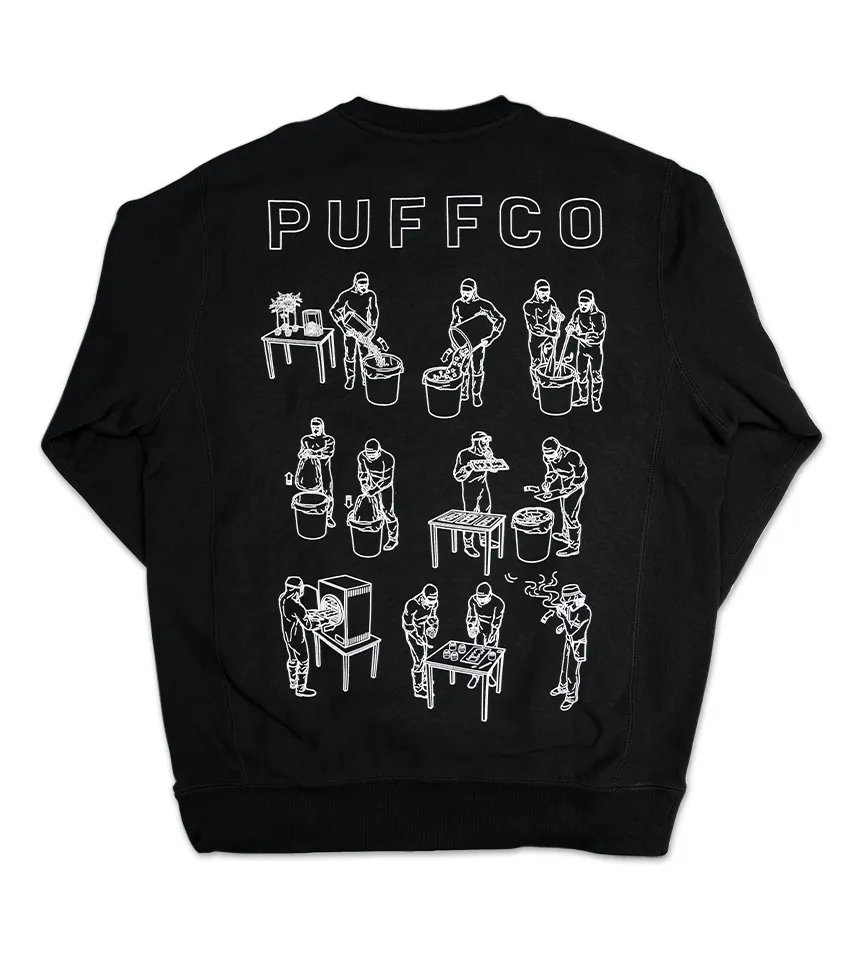 Puffco Water Hash Sweater trui lange mouw katoen