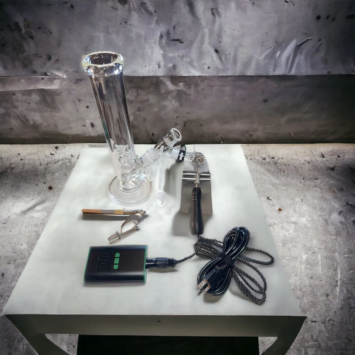 Divine Tribe Ruby Twist ball vaporizer desktop titanium kruiden