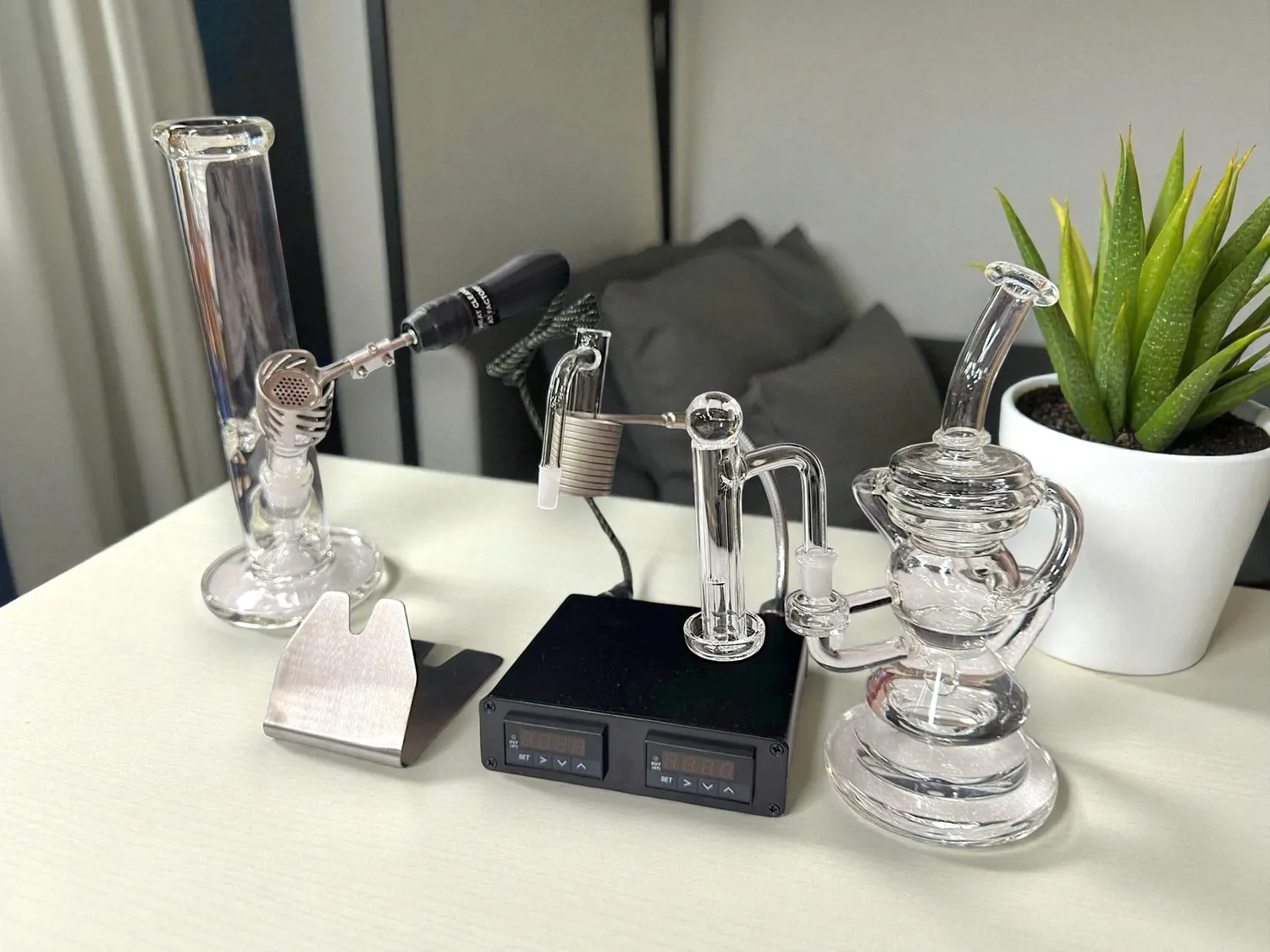 Divine Tribe Ruby Twist + Dual eNail terp slurper bundel 30mm