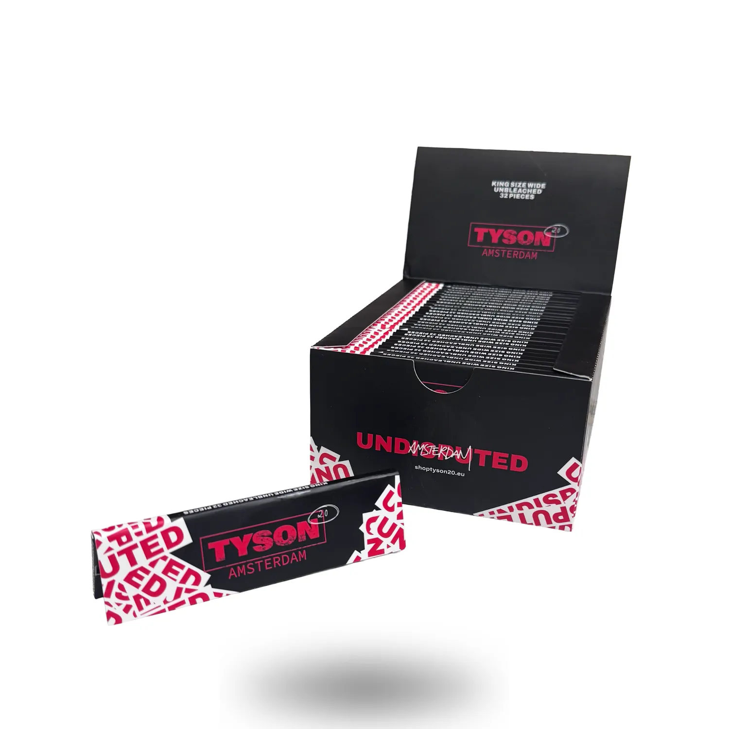Tyson 2.0 Kingsize Wide vloei Unbleached 32 stuks
