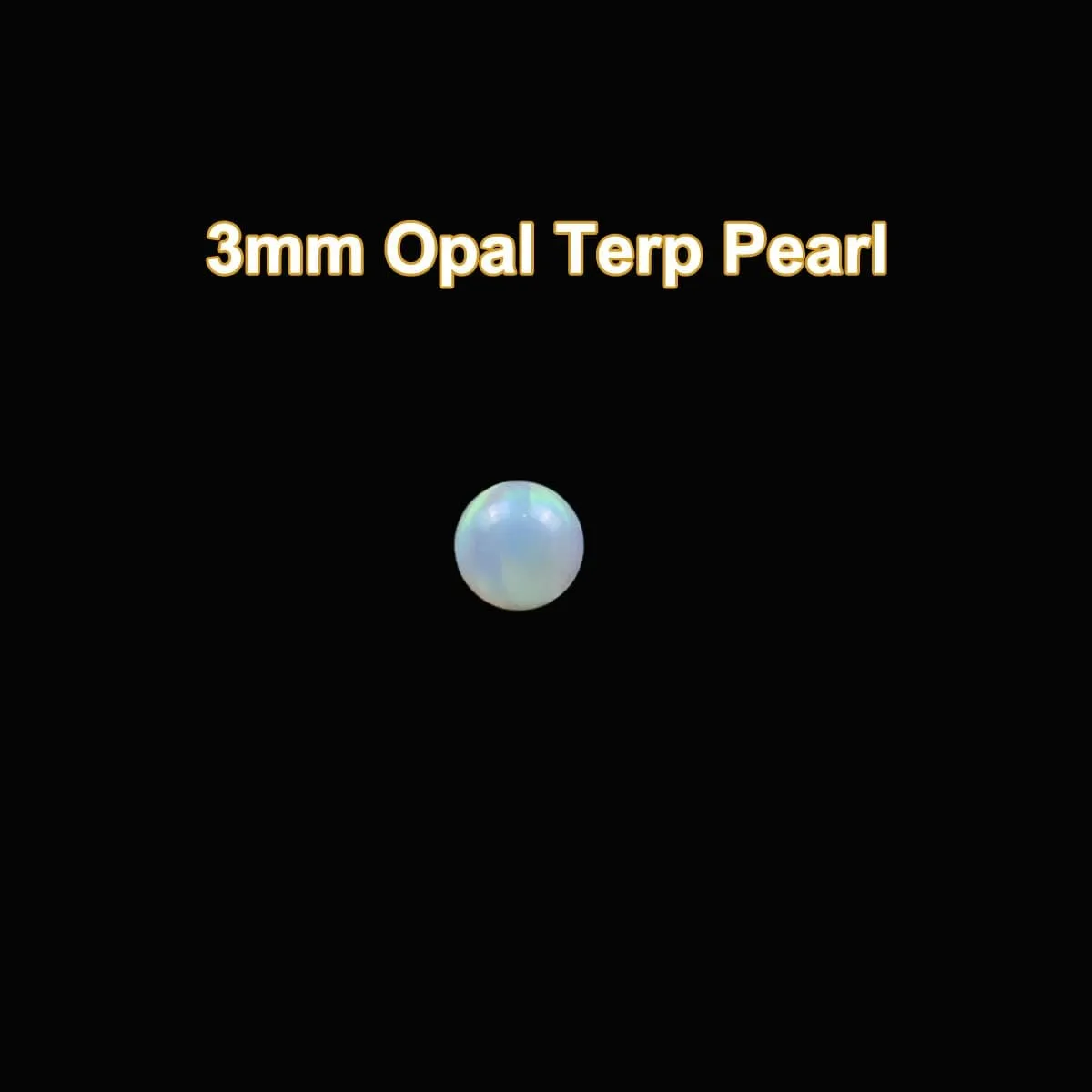JCVAP opal terp pearl 3mm wit 1 stuk