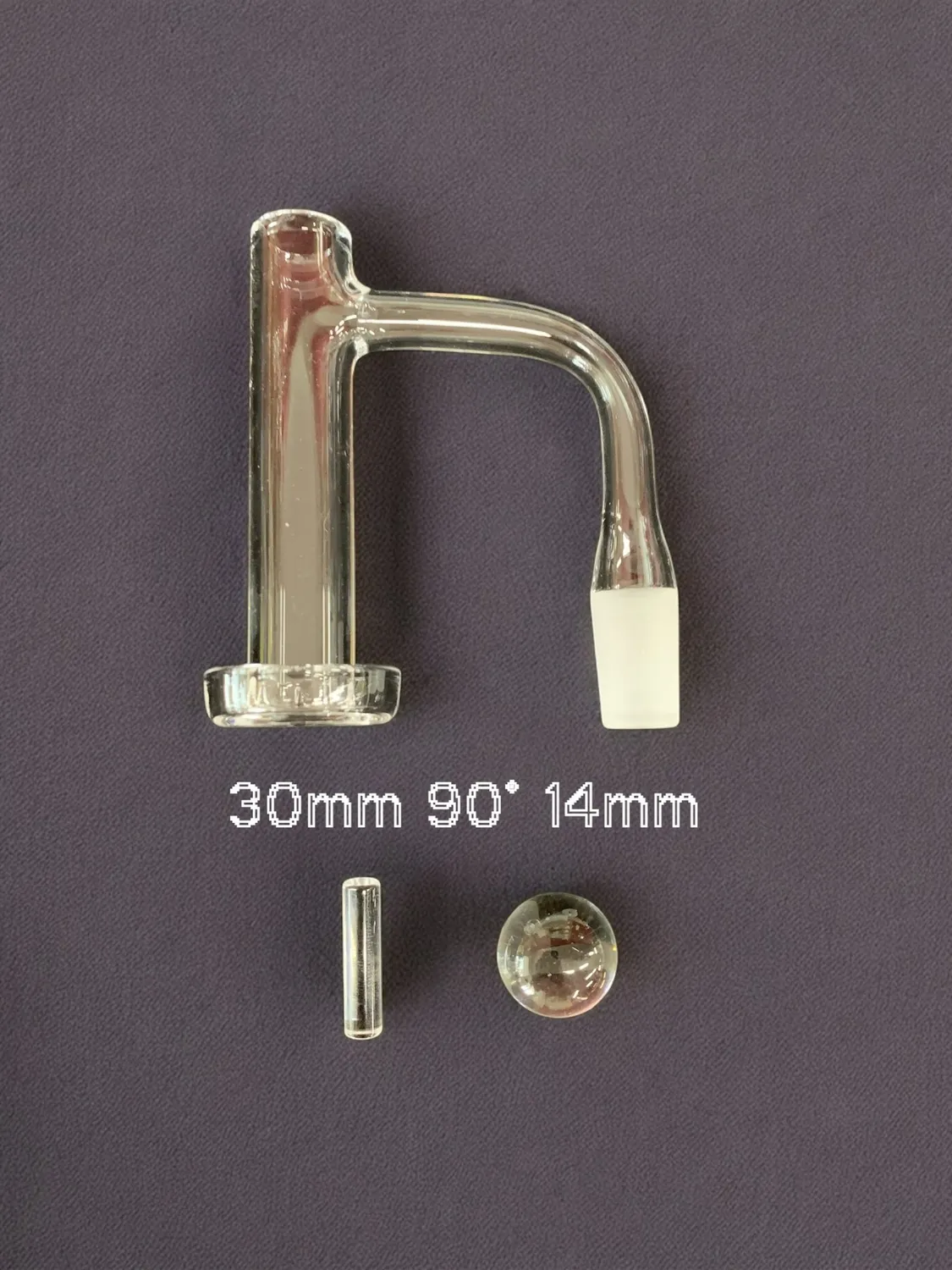 Divine Tribe terp slurper glazen banger 30mm 14mm met marble