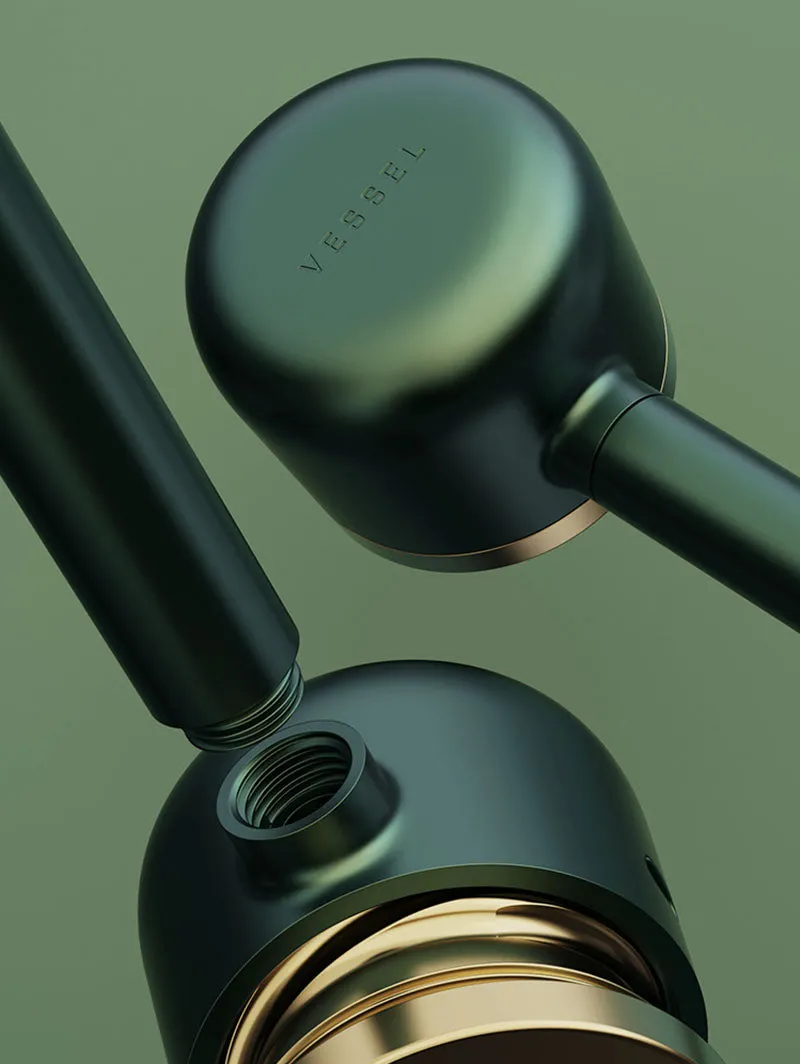Vessel Pipe Emerald pijp dry herb groen
