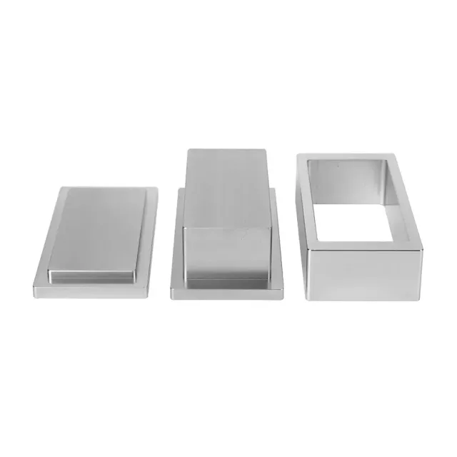 JCVAP 2x4 inch Rosin Pre Press Mold persmal aluminium 7-14g