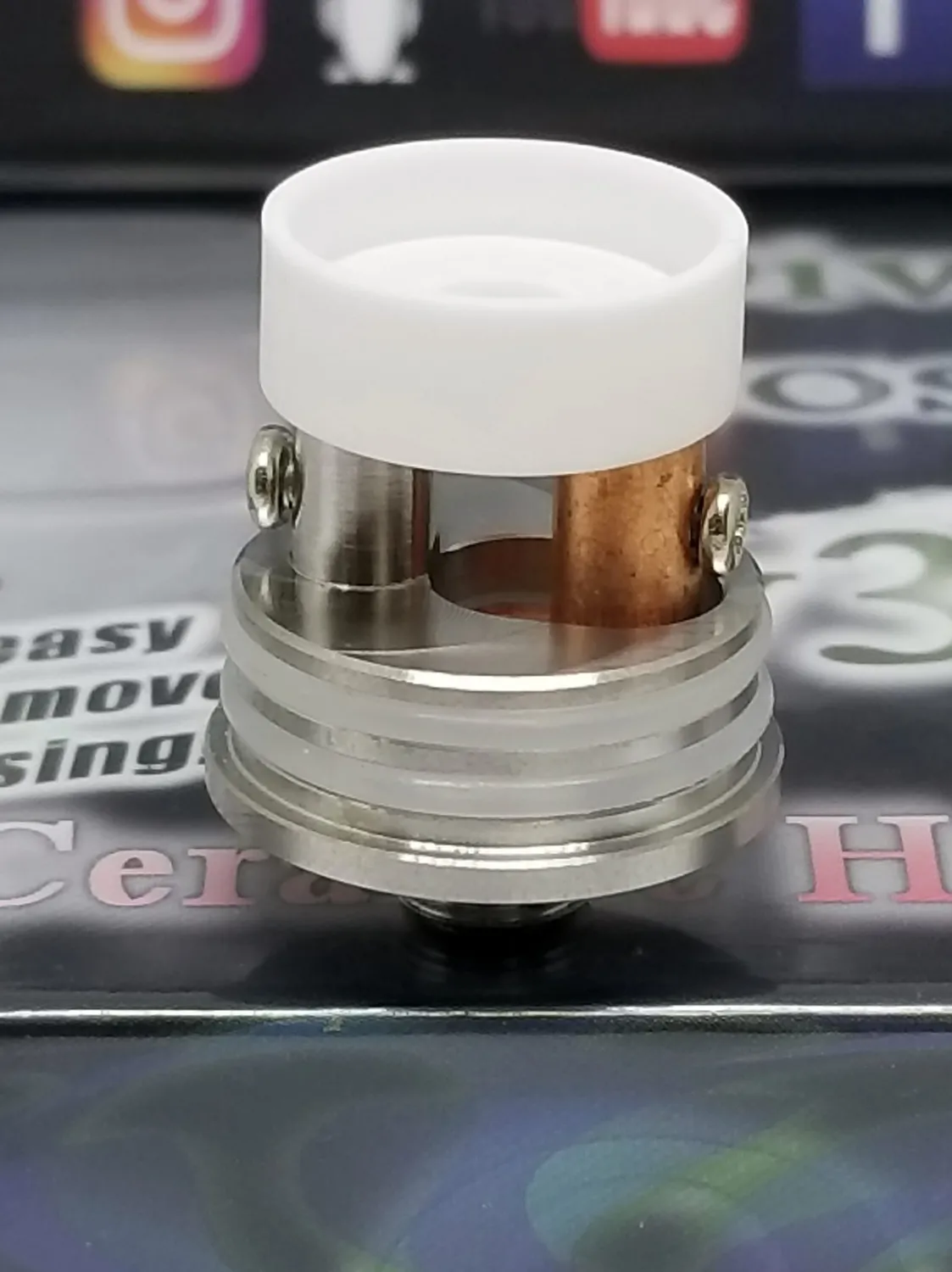Divine Crossing V3.5 wax atomizer keramiek rebuildable