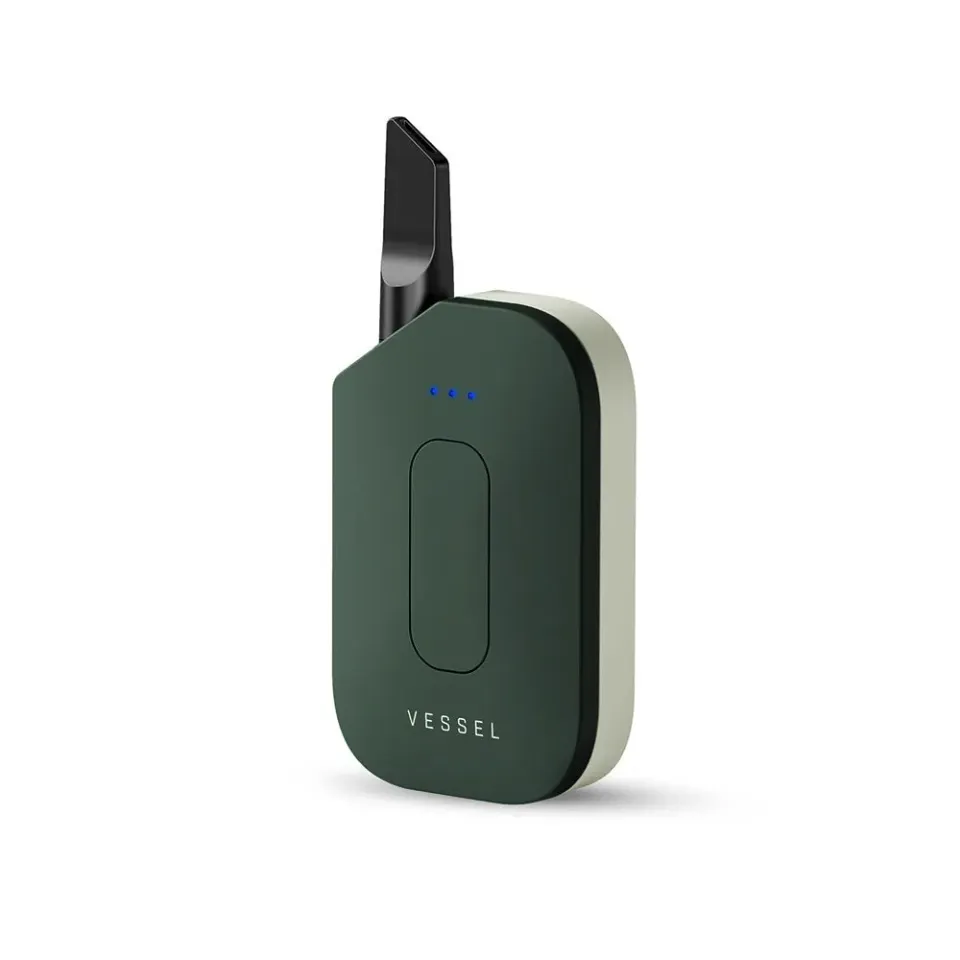 Vessel Compass Rise vaporizer Sage staand design
