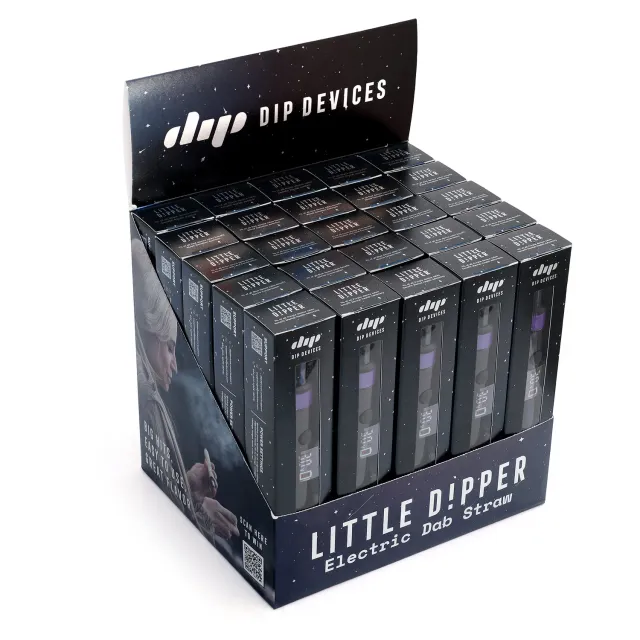 Dip Devices Little Dipper dab straw display 10 stuks 5 kleuren