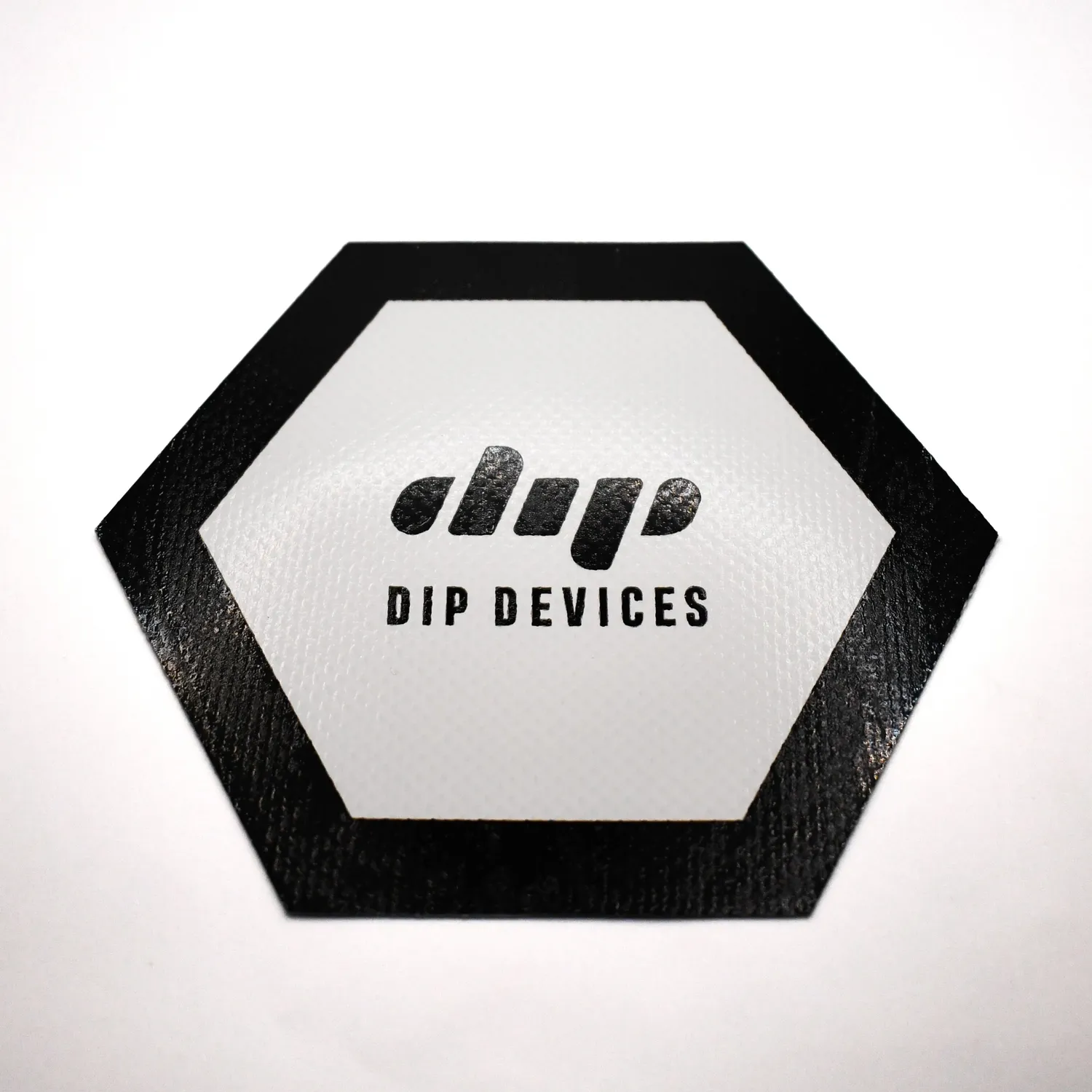 Dip Devices Dip Hexagon Mat siliconen mat zwart goud 80mm