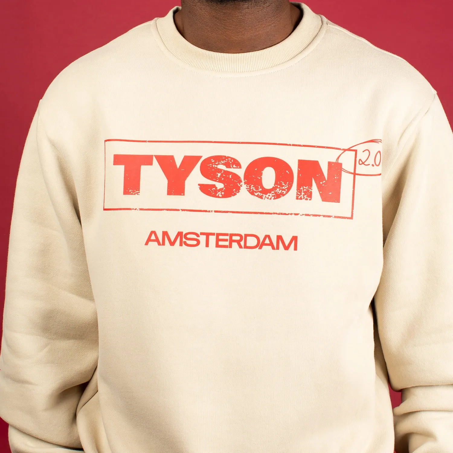 Tyson 2.0 Sweatshirt beige katoen unisex
