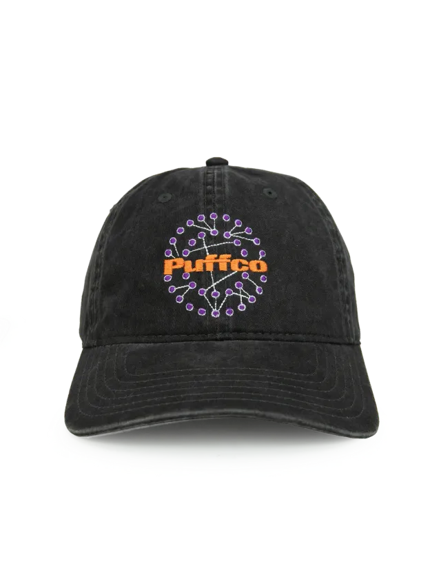 Puffco Plasma Dad Hat pet zwart 100% katoen