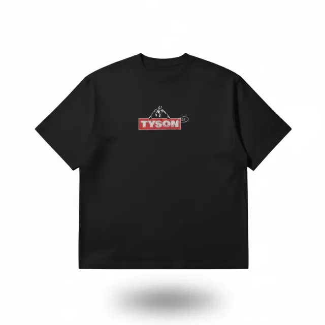 Tyson 2.0 Logo T-shirt zwart katoen unisex
