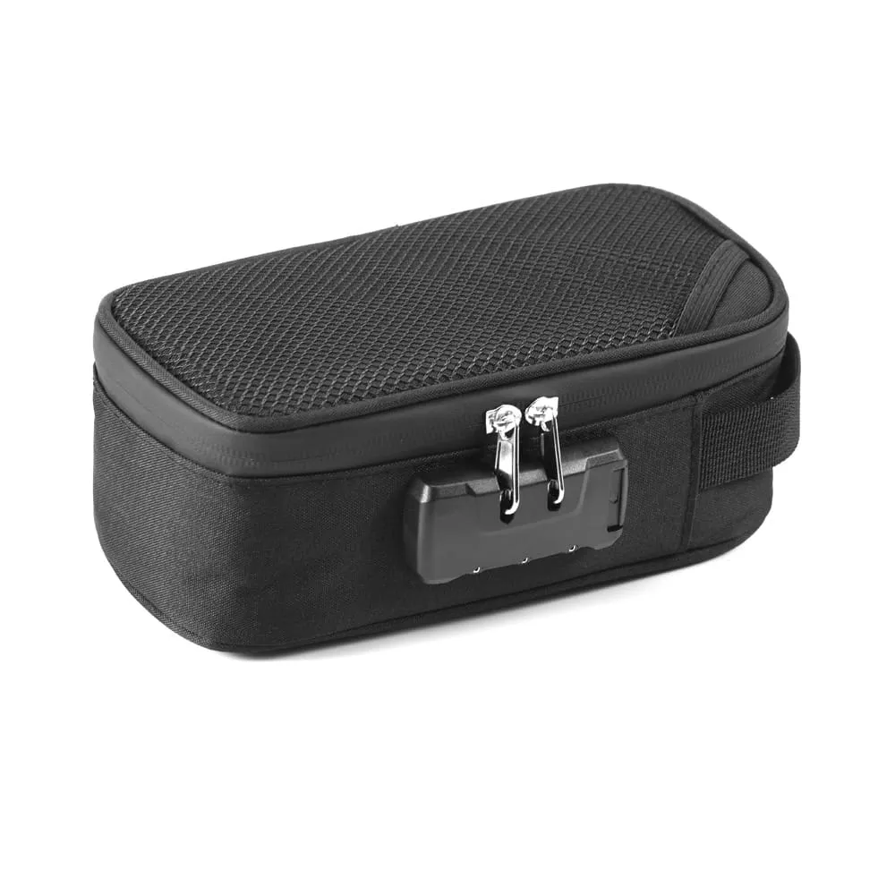JCVAP Smell Proof tas geurtas met slot carbon