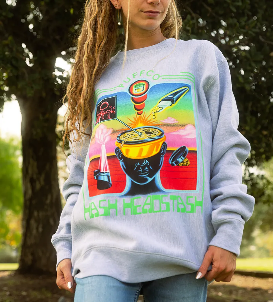 Puffco Head Stash Crewneck sweater katoen mix