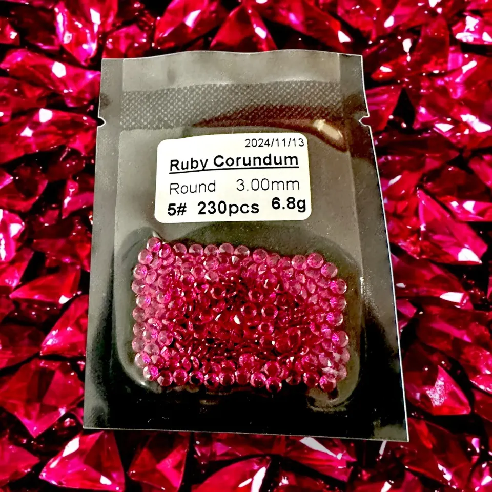 Divine Tribe Ruby Twist ruby parels 230-pack corundum