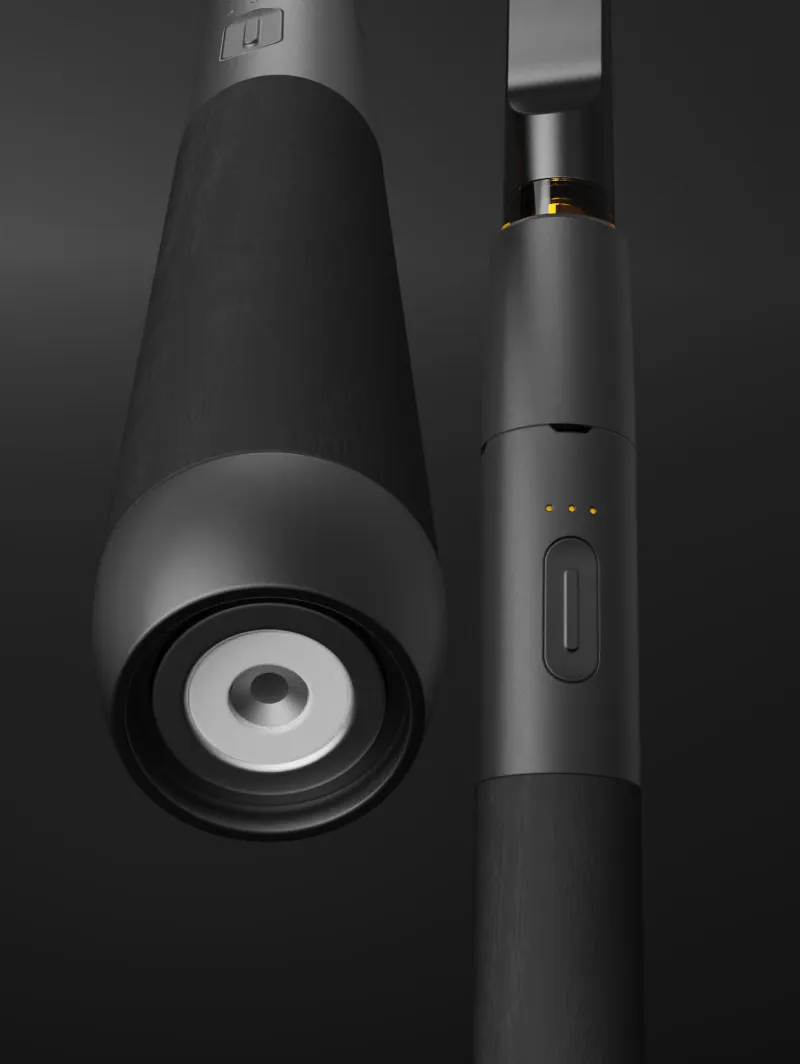 Vessel Craftsman vaporizer Slate Blackwood hout