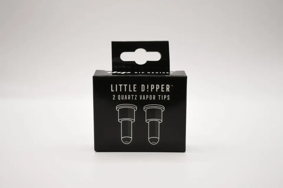 Dip Devices Little Dipper Quartz Vapor Tip 2 stuks puur kwarts