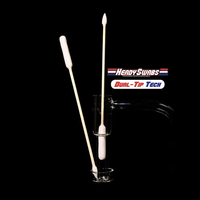 HeadySwabs Dual-Tip wattenstaafjes 50 stuks quartz