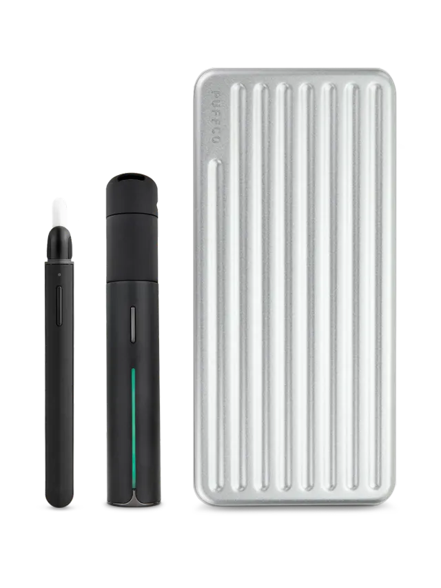 Puffco Pivot Set vaporizer onyx met case
