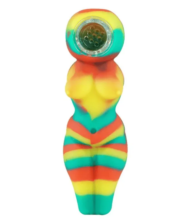 JCVAP siliconen dab rig pijp sexy woman klein