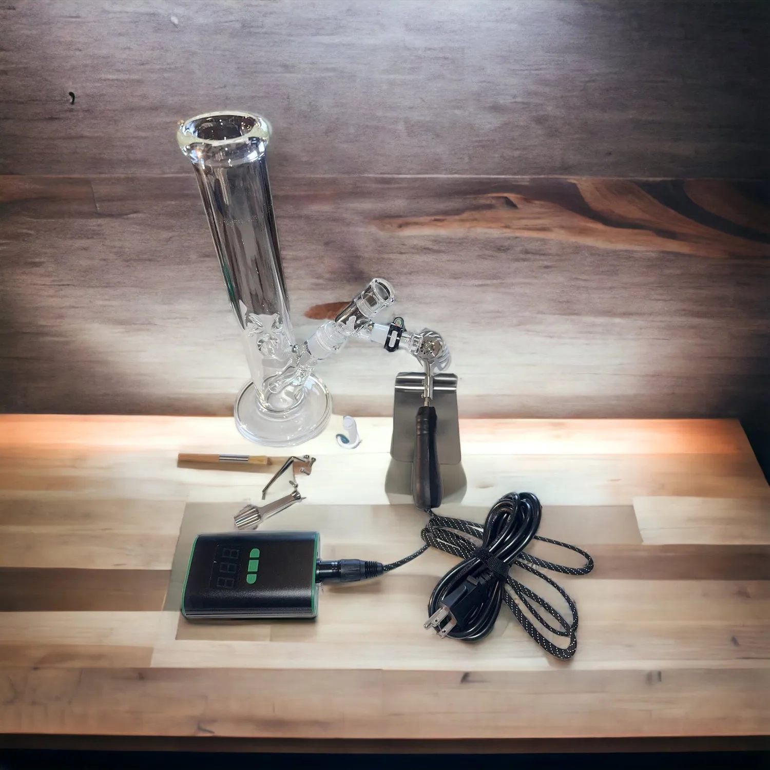 Divine Tribe Ruby Twist ball vaporizer desktop titanium kruiden
