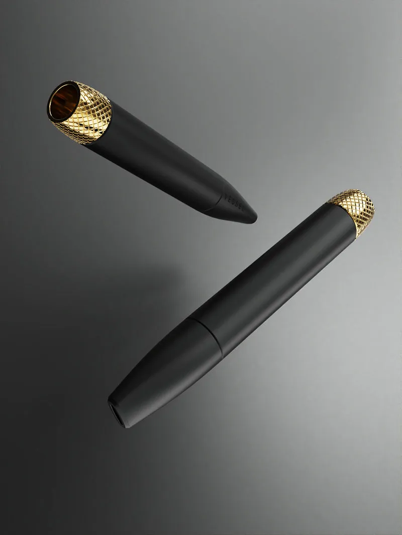 Vessel One-Hitter pijpje Matte Black dubbele helix filter