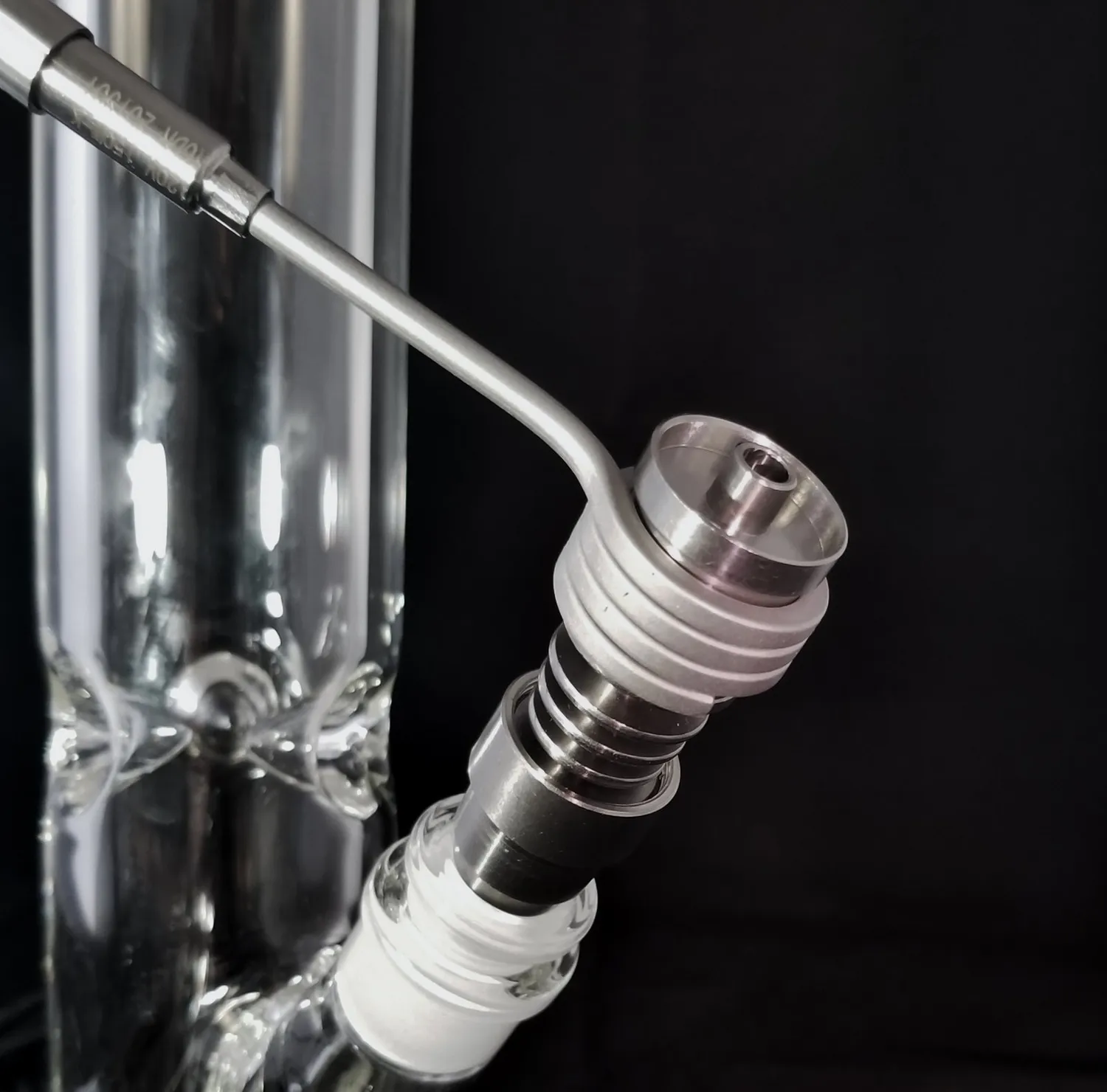 Divine Tribe Thick Glass Straight bong 14mm met bowl dik glas