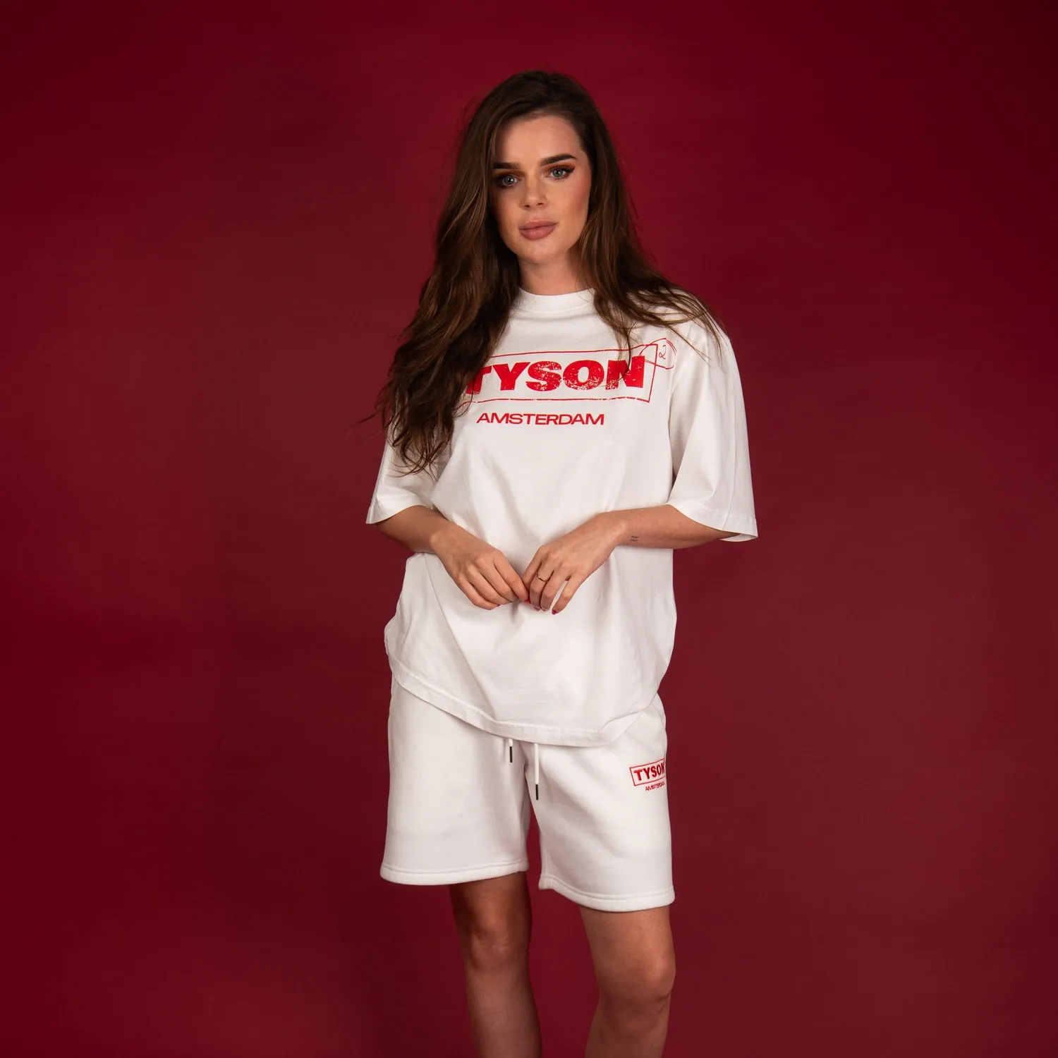 Tyson 2.0 Shorts short wit katoen