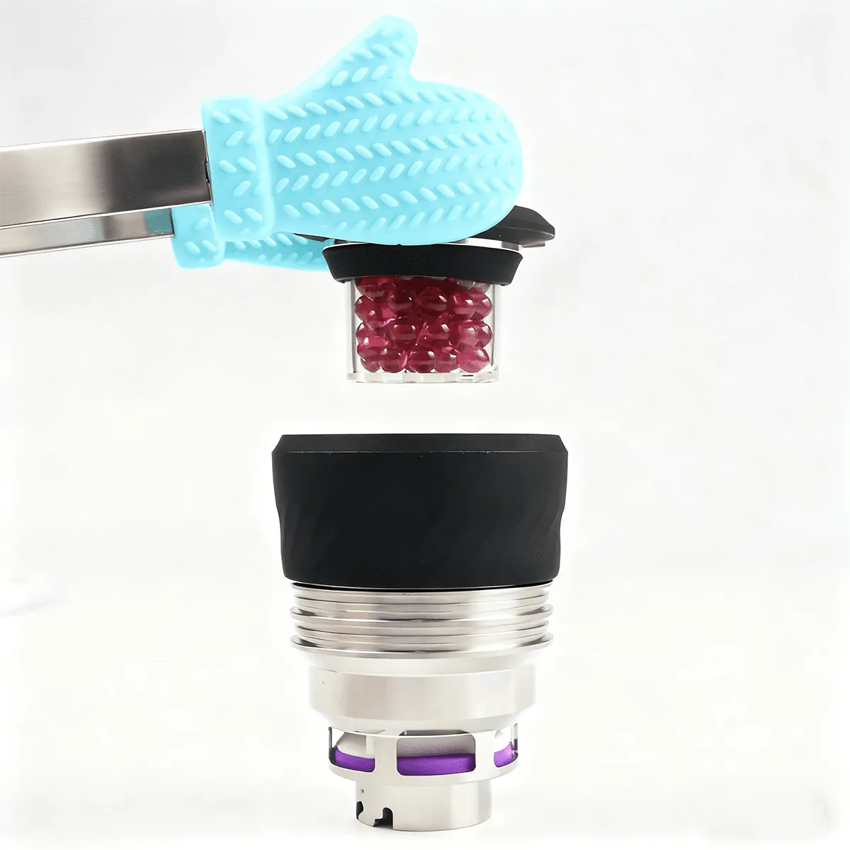 JCVAP Herbcloud chamber lid clip hittebestendig