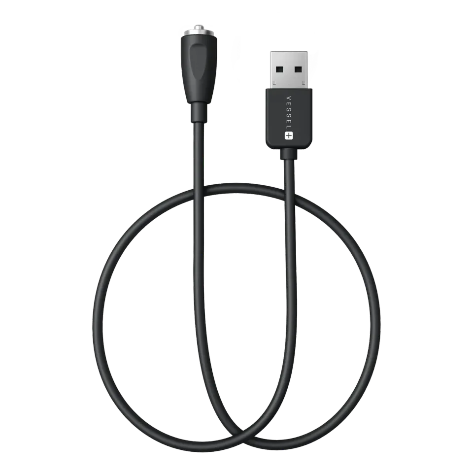 Vessel Magnetic Charging Cable 2.0 oplaadkabel zwart magnetisch