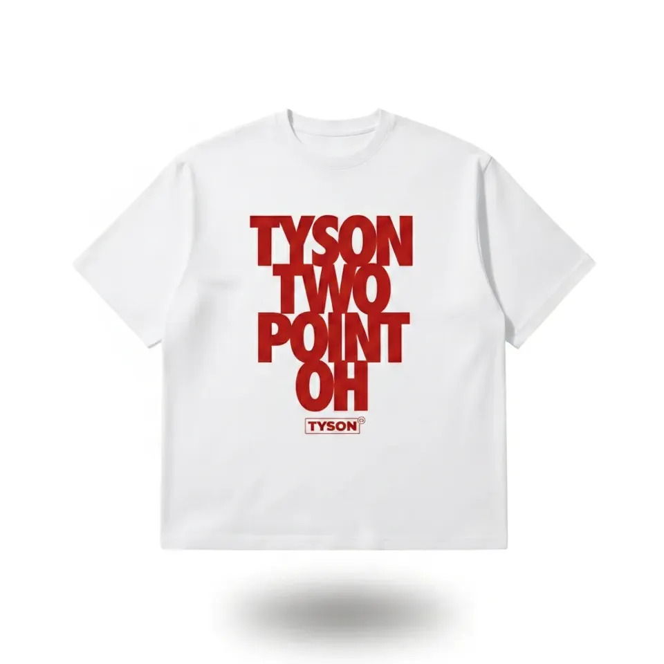Tyson 2.0 Two Point Oh T-shirt wit katoen