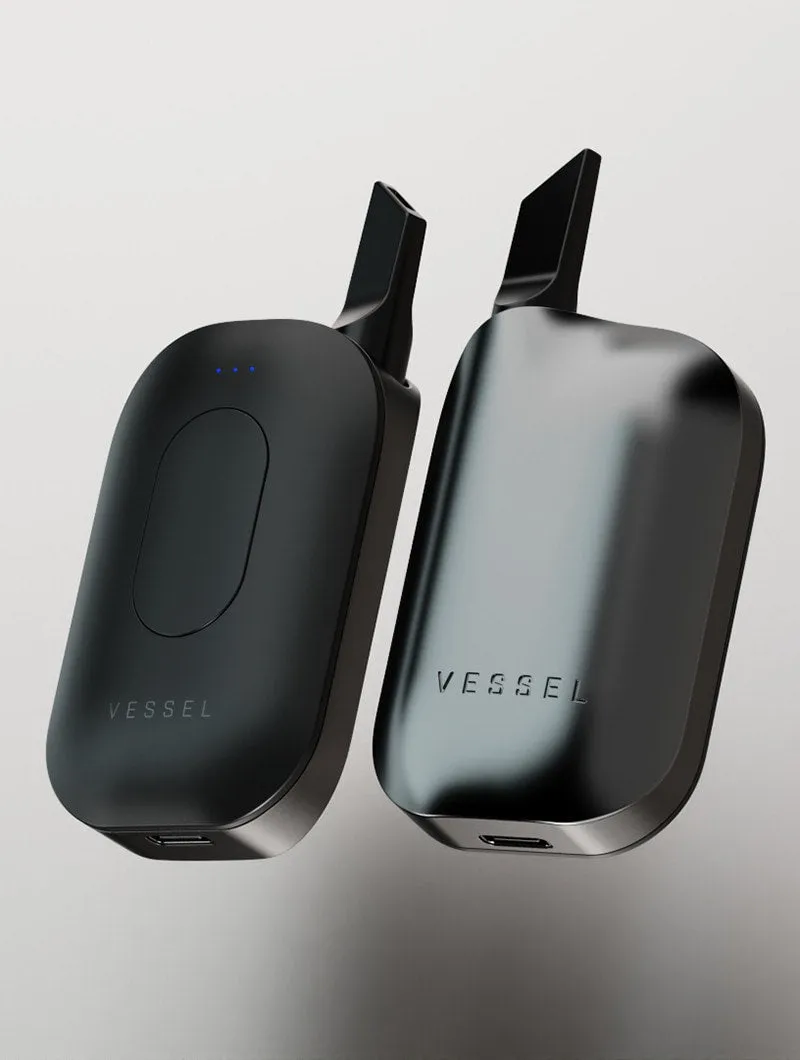 Vessel Compass Pro Gunmetal vaporizer batterij 4 voltages