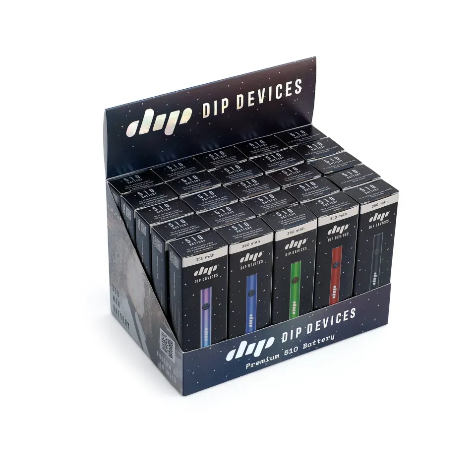 Dip Devices 510 batterij display 350mAh zwart bundel