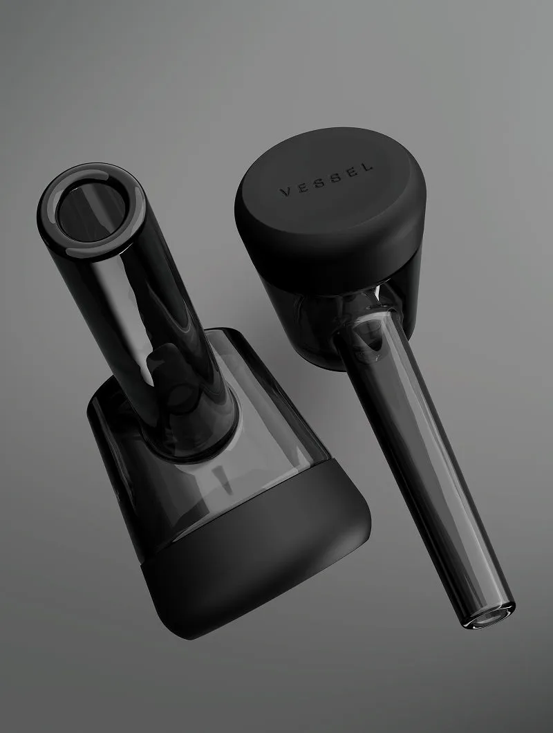 Vessel Forge Black glazen pijp hittebestendig