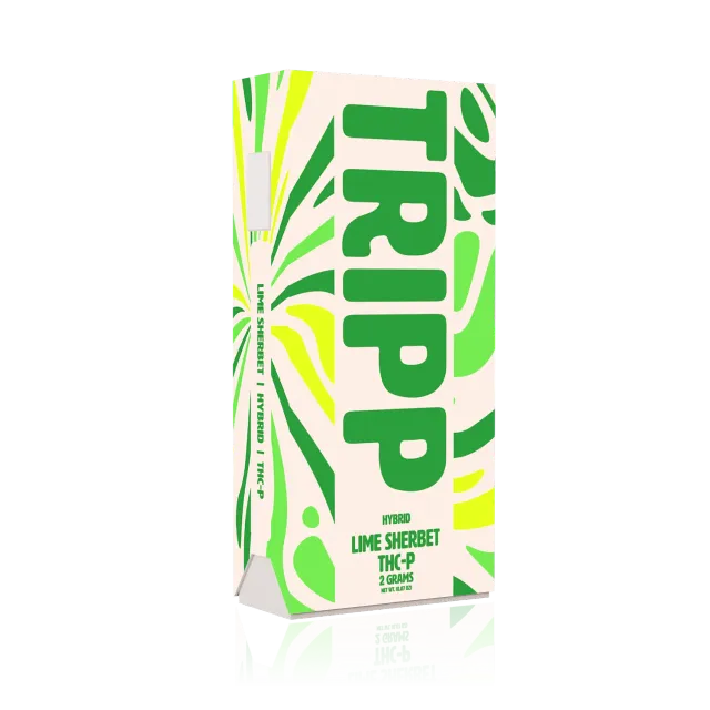 DotLeaf Tripp Lime Sherbet vape pen 2ml single hybrid