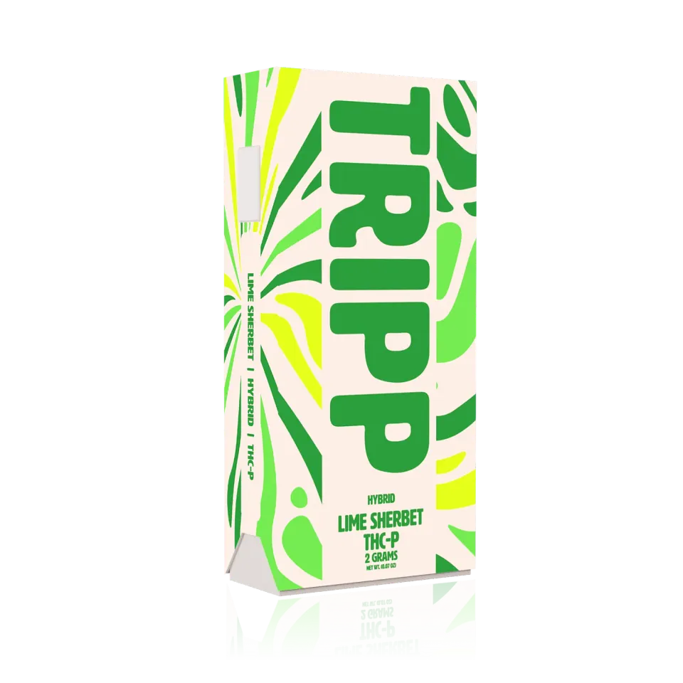 DotLeaf Tripp Lime Sherbet vape pen 2ml single hybrid