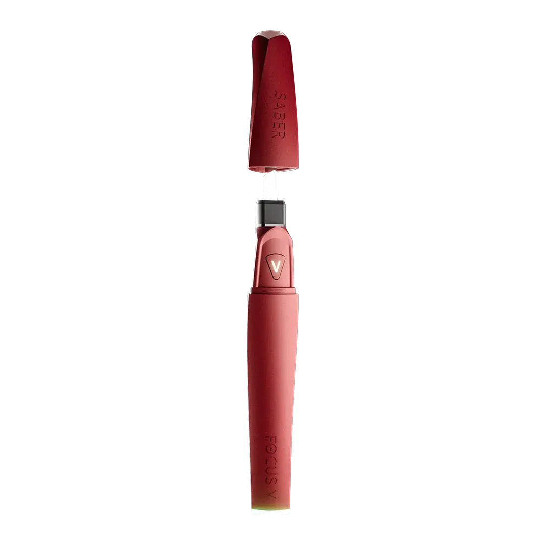Focus V Saber dab tool bordeaux met LED