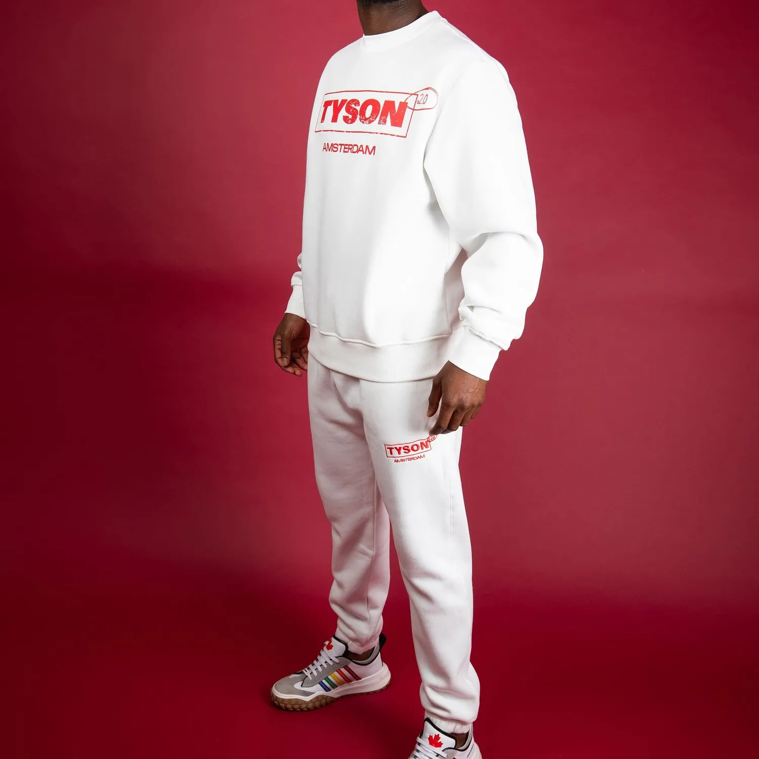 Tyson 2.0 Sweatpants joggingbroek wit katoen unisex