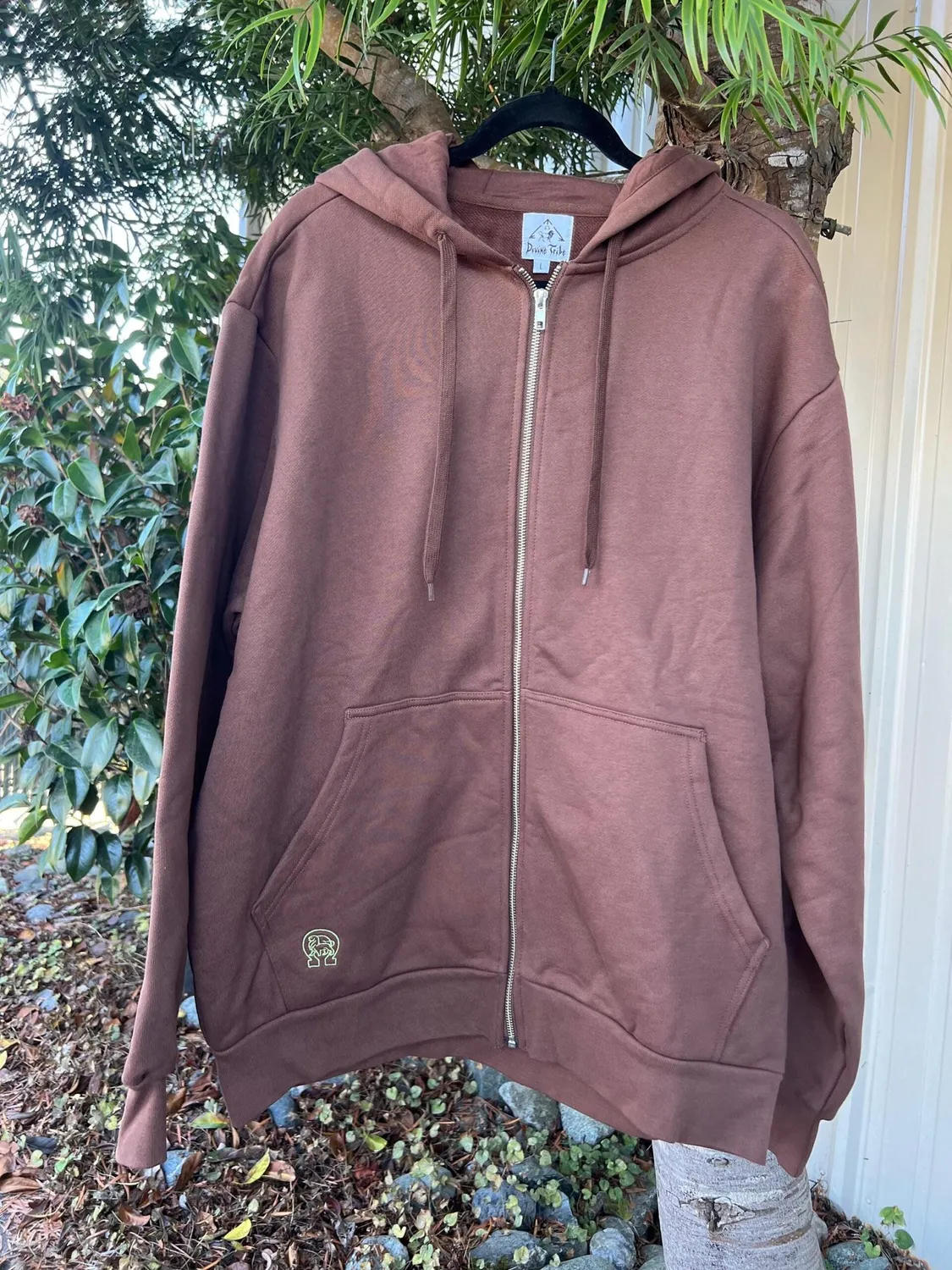 Divine Tribe Hemp hoodie hennep katoen fleece rits