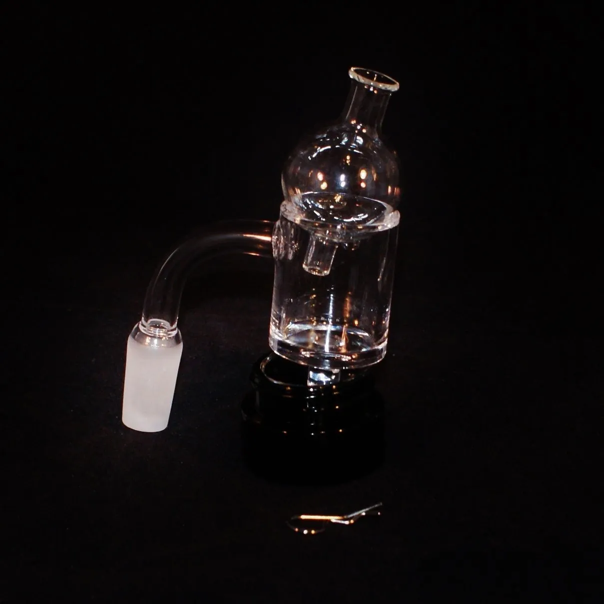 Divine Tribe 30mm quartz banger dab set met insert en cap
