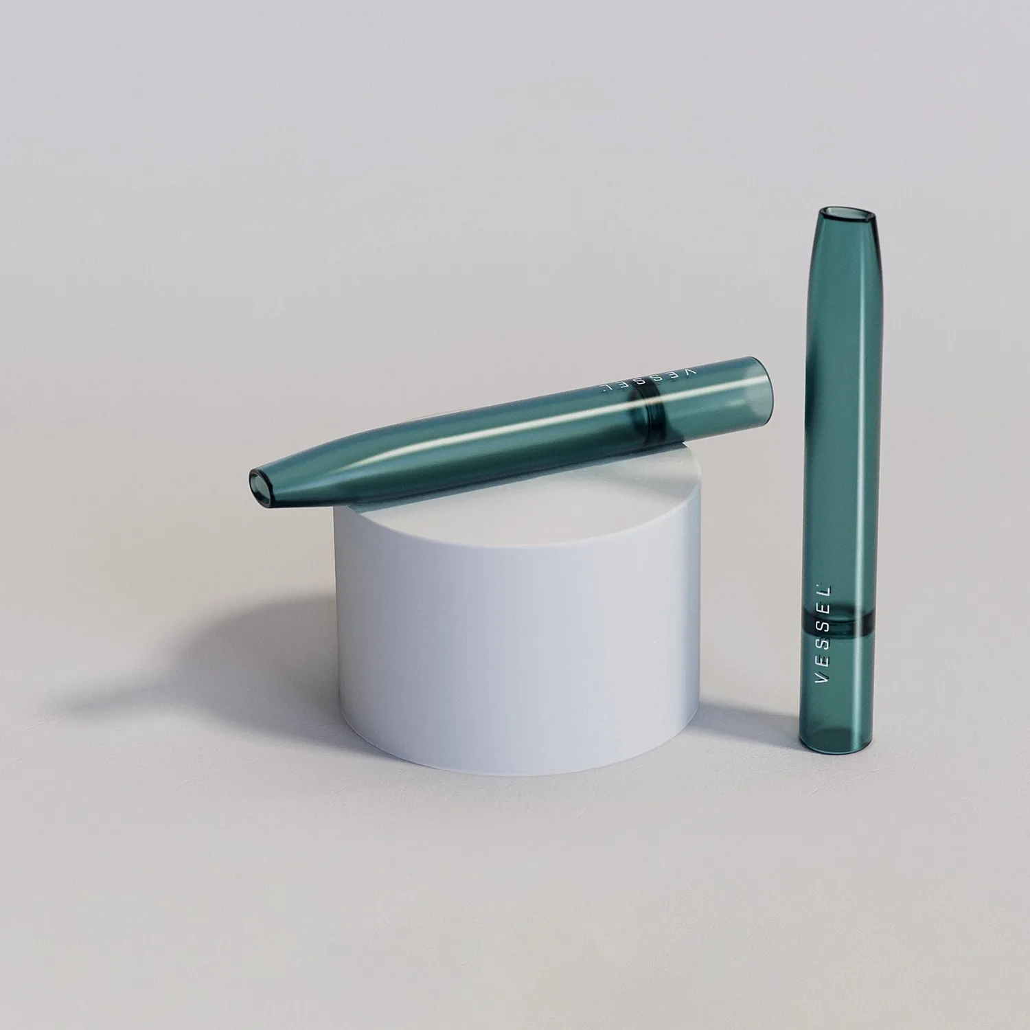 Vessel Air glazen one-hitter smaragd 3 stuks