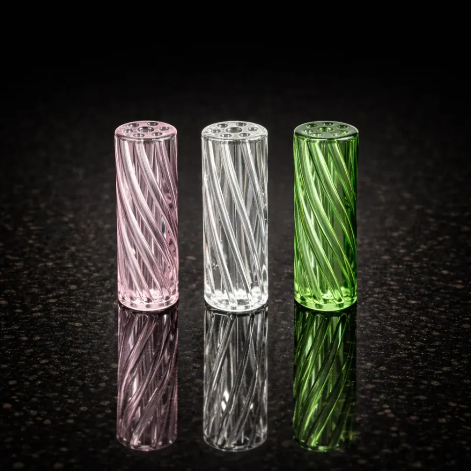 JCVAP BrezTips glazen filtertip 8mm transparant glas